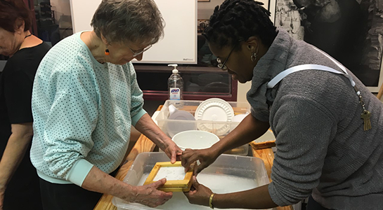 In-Person Papermaking