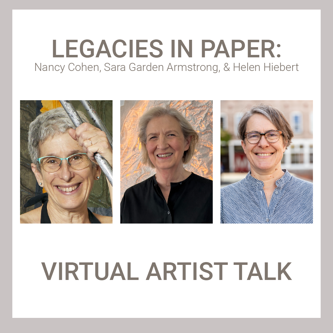 Headshots of Nancy Cohen, Caucasian woman with short grey hair wearing green glasses; Sara Garden Armstrong Caucasian woman with chin length blond hair in a black shirt; and Helen Hiebert, Caucasian woman with ear length silver and brown hair wearing red glasses and a blue and white striped button up shirt.