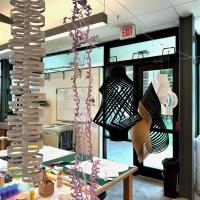 Hanging Paper Scuplptures