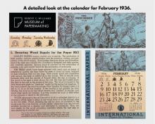 American Calendar from 1936