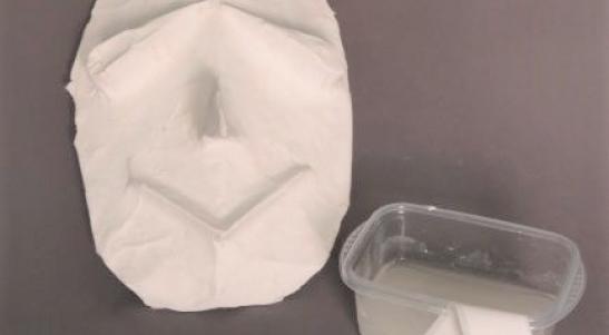 paper mache mask