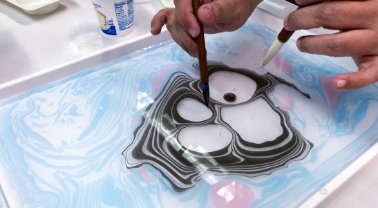 Suminagashi Marbling